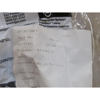 Igus 250-02-075 E-Chain  25002075 10'