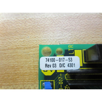 Allen Bradley 74103-116-53 Circuit Board 74100-017-52 - Used
