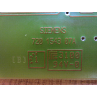 Siemens 720-1543-07A Circuit Board 720154307A - Used