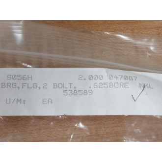IPTCI FT203 2-Bolt Flange Ball Bearing BUCW202-10G