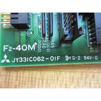 Mitsubishi F2-40M Connector Terminal Board JY331C062-01F - Used