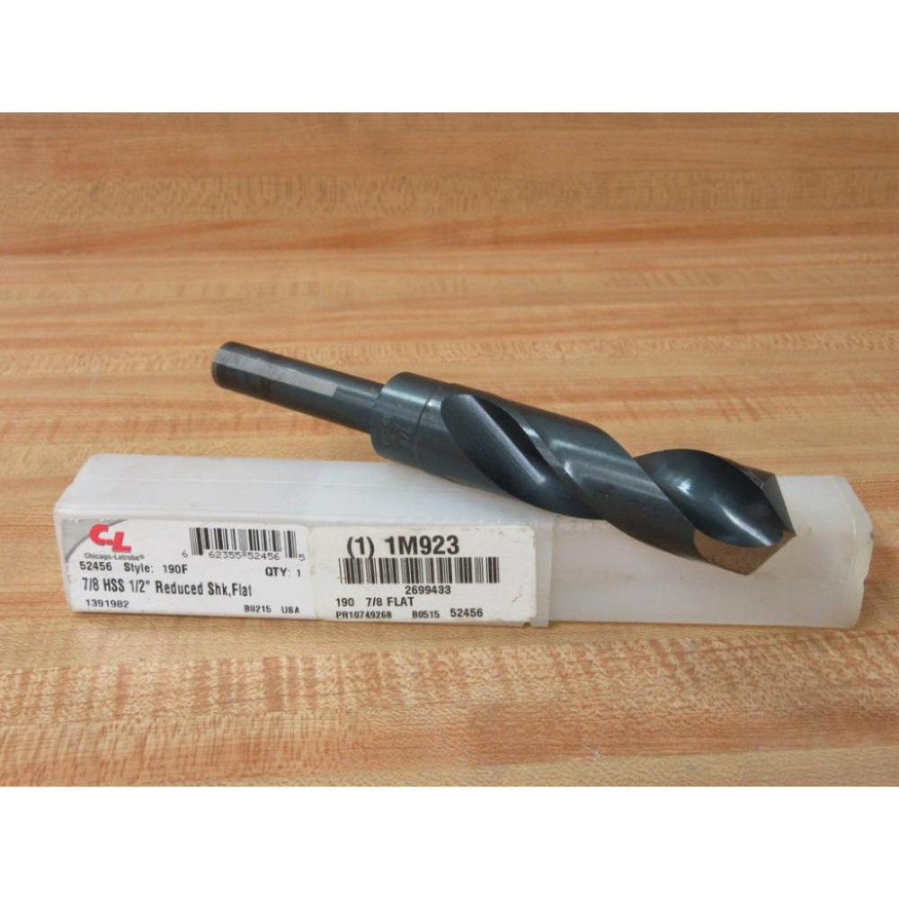 Chicago-Latrobe 1M923 78 HSS 12" Reduced Shank Flat 52456