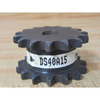 Martin DS40A15 Double Single Stock Bore Sprocket - New No Box