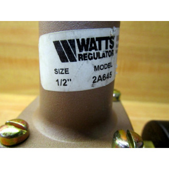 Watts Regulator 2A645 Regulator WGauge - New No Box