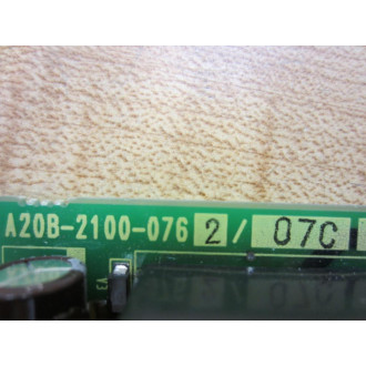 Fanuc A20B-2100-0762 ALPHA-I PCB 4 A20B-2100-076207C   Non-Refundable - Parts Only