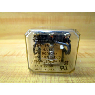 Potter & Brumfield KUP-14A11-120V AC AMF Relay KUP-14A11-120 - Used