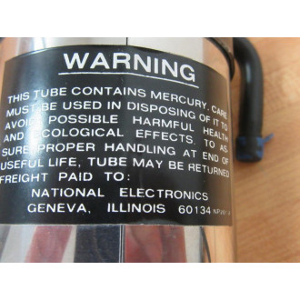 National Electronics NL-1051A Ignition Tube NL1051A