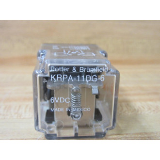 Potter & Brumfield KRPA-11DG-6V DC Relay KRPA-11DG-6VDC - New No Box