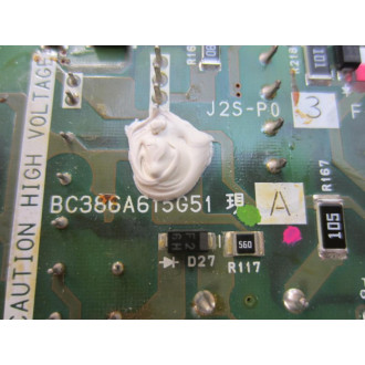 Mitsubishi BC386A615G51 Power Board BC386A615H01 - Used