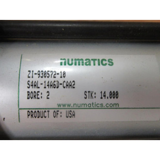 Numtatics S4AL-14A6D-CAA2 Cylinder S4AL14A6DCAA2 - New No Box