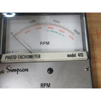 Simpson 410 Photo Tachometer TL342 - Used