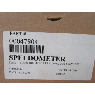 Ametek 00047804 Speedometer