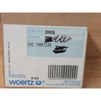 Woertz 30406 End Barrier (Pack of 99)