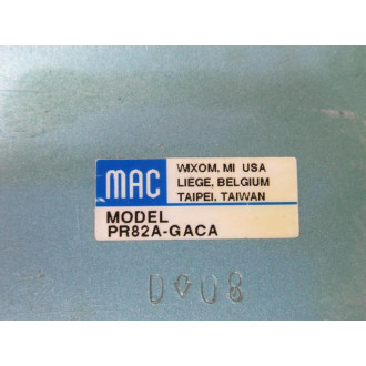 Mac Valve PR82A-GACA Pressure Regulator PR82AGACA - Used