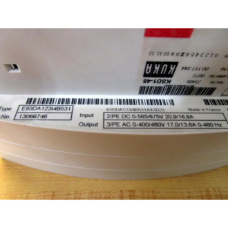 Kuka KSD1-48 Servo Drive Controller KSD148 Art. Nr. 00-117-344 - New No Box