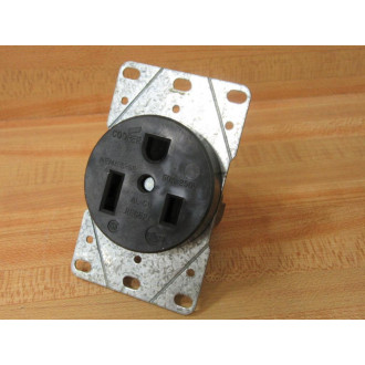 Cooper 5709N Single Flush Receptacle AH5709N