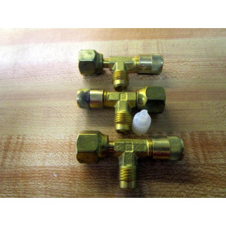 Parker XAVTS4D-4 Forged Female Run Swivel Tee Valve XAVTS4D4 (Pack of 3)