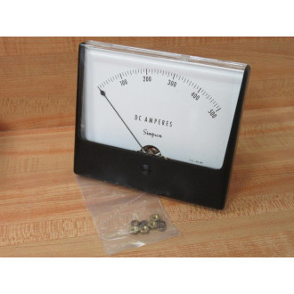 Simpson 1329 Meter 4.5 Inch 0-500 DC Amps - New No Box