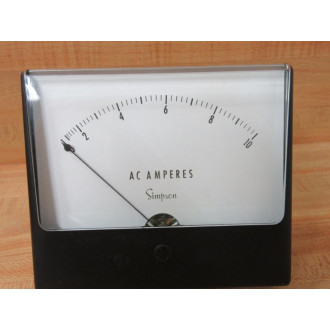 Simpson 1359 Panel  Meter 0-10 Amps