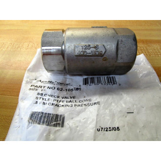 Apollo 62-105-01 Conbraco SS Check Valve 6210501