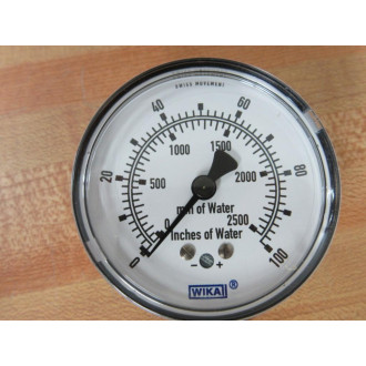 Wika 9851810 Pressure Gauge 611.10 2,5"