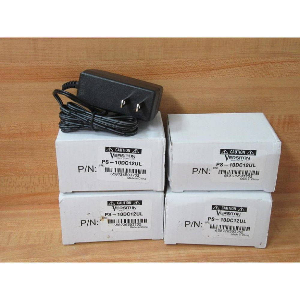 DVE DSA-12PFT-12 FUS Switching Adapter PS-10DC12UL (Pack of 4) DVE DSA-12PFT-12 FUS Switching Adapter PS-10DC12UL (Pack of 4)
