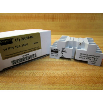 Dayton 2A584N Relay Socket