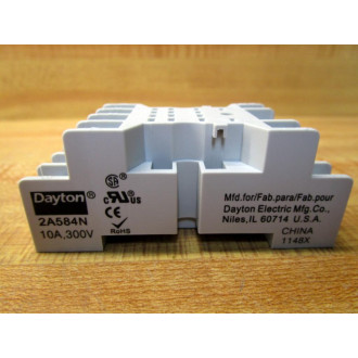 Dayton 2A584N Relay Socket