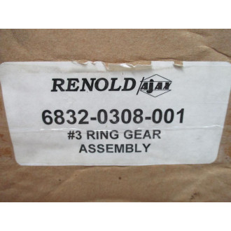 Renold 6832-0308-001 Ajax 3 Ring Gear Assembly 308