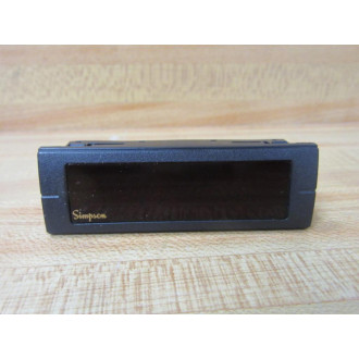 Simpson M135-1-0-13-115V Digital Panel Meter Display M135-1-0-13-115V