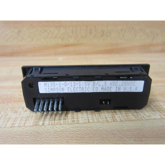 Simpson M135-1-0-13-115V Digital Panel Meter Display M135-1-0-13-115V