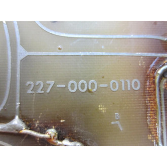 Morse 227-000-0110 Circuit Board 2270000110 - Used