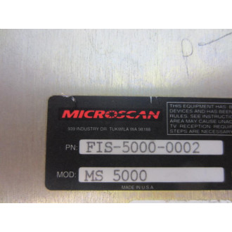 Omron Microscan FIS-5000-0002 Multidrop Concentrator Board MS-5000 - Used