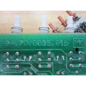 MK 24.70.0035.01 Circuit Board 2470003501 - Used