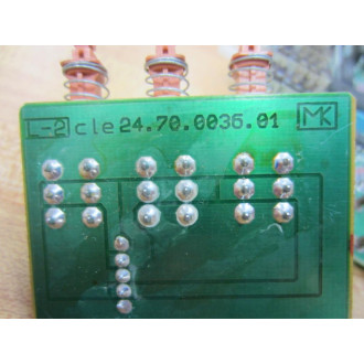 MK 24.70.0035.01 Circuit Board 2470003501 - Used