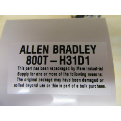 Allen Bradley 800T-H31D1 Selector Switch SER N