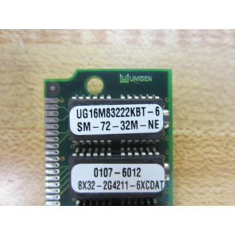 Unigen UG16M83222KBT-6 Memory Module SM-72-32M-NE - Used