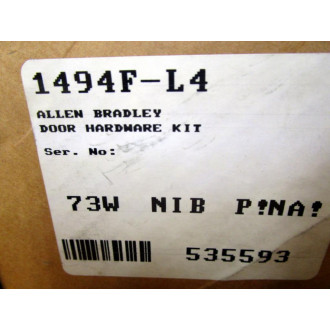 Allen Bradley 1494F-L4 Door Hardware Kit 1494FL4 WHandle & Add'l HDW