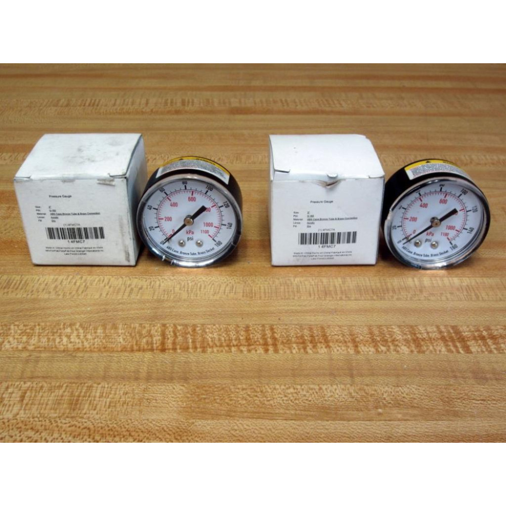 Grainger 4FMC7 Pressure Gauge 4FMC7A (Pack of 2) Grainger 4FMC7 Pressure Gauge 4FMC7A (Pack of 2)