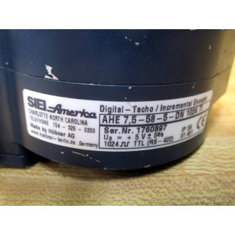 SIEI America AHE 7,5-58-5-DN 1024 TI Incremental Encoder AHE75585DN1024TI - Used