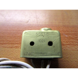 Microswitch Honeywell 5SE1-6 Sealed Switch 91929 - Used