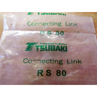 Tsubaki RS 80 Chain Link RS80 Connecting Link1-14 (Pack of 8)