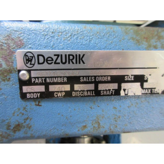 DeZurik 9617465R001 Valve Assembly B16.34 WA-44977 - New No Box