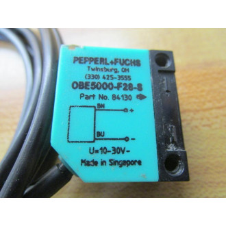 Pepperl + Fuchs OBE5000-F28-S Photoelectric Sensor 84130 - Used