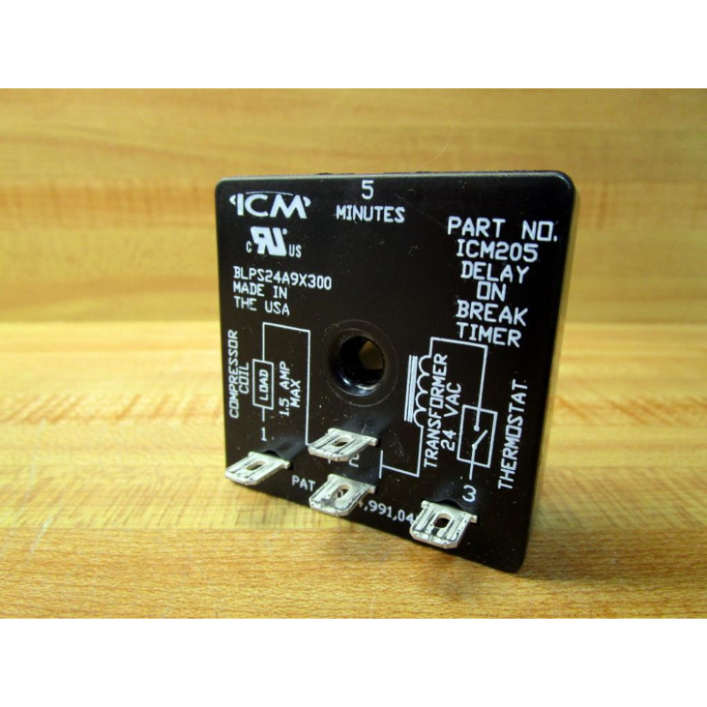 ICM ICM205 Time Delay Relay ICM205B - Used ICM ICM205 Time Delay Relay ICM205B - Used
