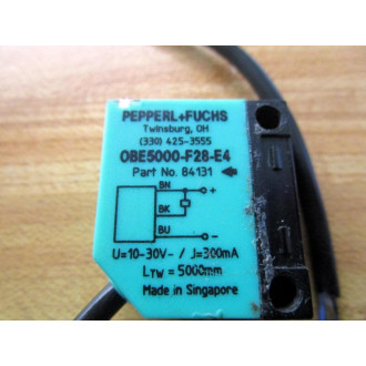 Pepperl + Fuchs OBE5000-F28-E4 Photoelectric Sensor 84131 - Used