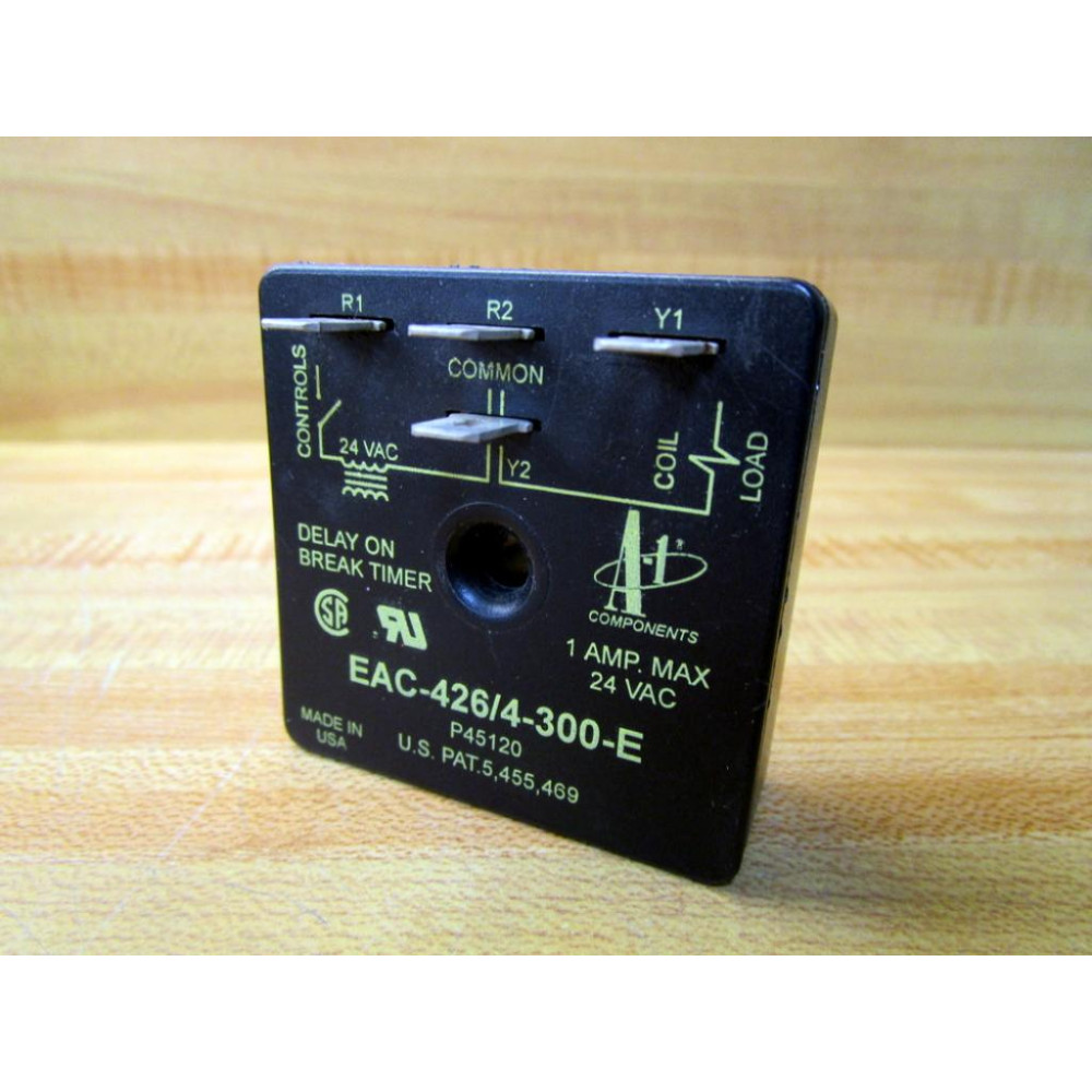 A-1 Components EAC-4264-300-E Time Delay Relay EAC4264300E - Used
