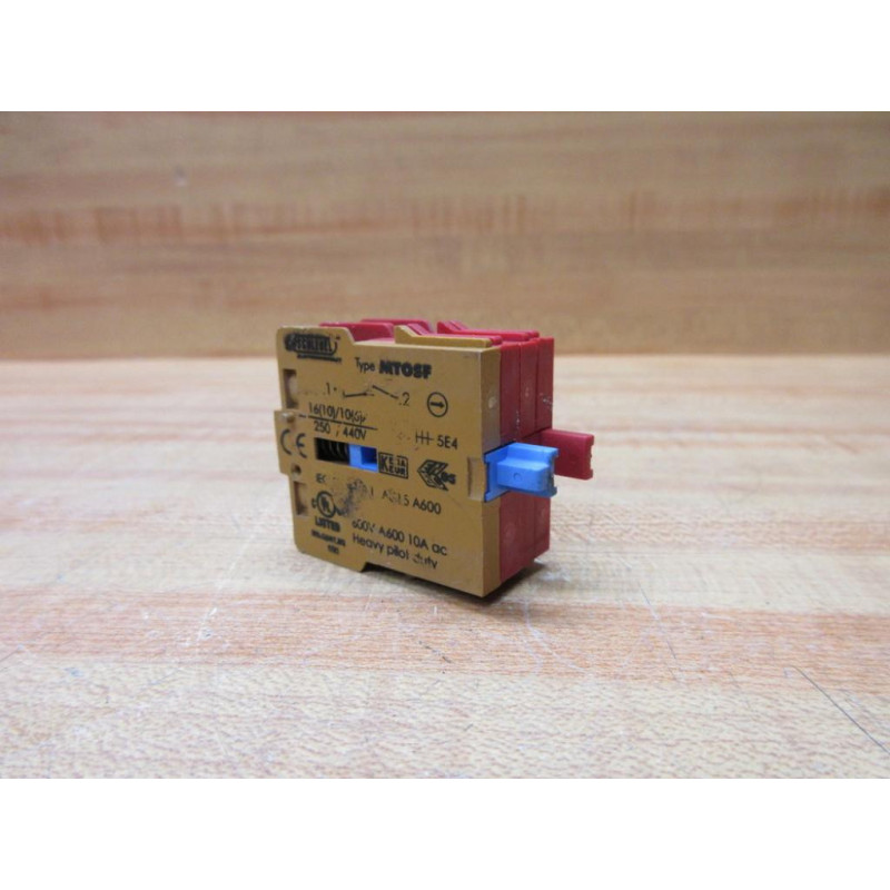 Schlegel MTOSF Contact Block MT0SF - Used