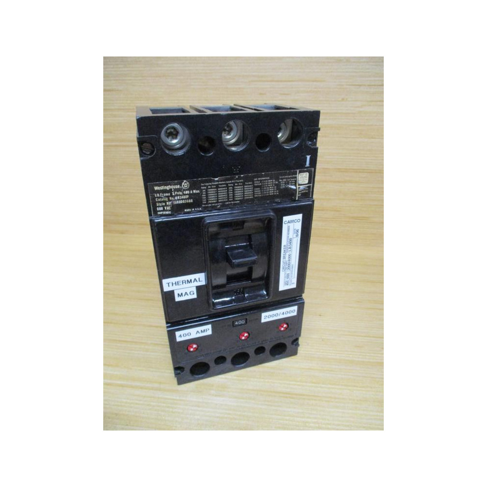Westinghouse LB3400F 400A Circuit Breaker - Refurbished