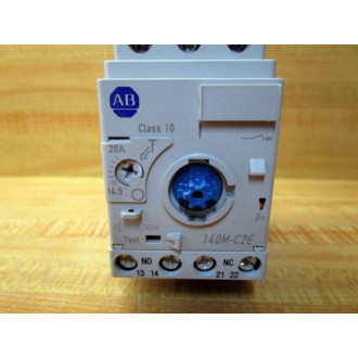 Allen Bradley 140M-C2E-C20 Circuit Breaker 140MC2EC20 WO KnobSer.C